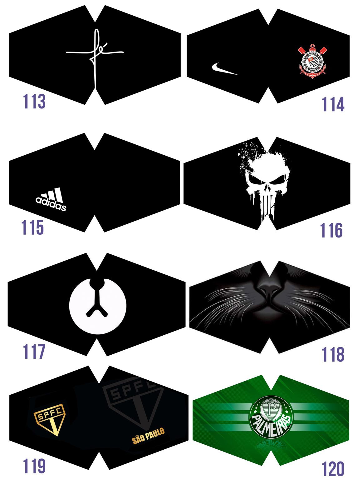Foto Máscaras Personalizadas Foto Máscaras Personalizadas - Imagem 14